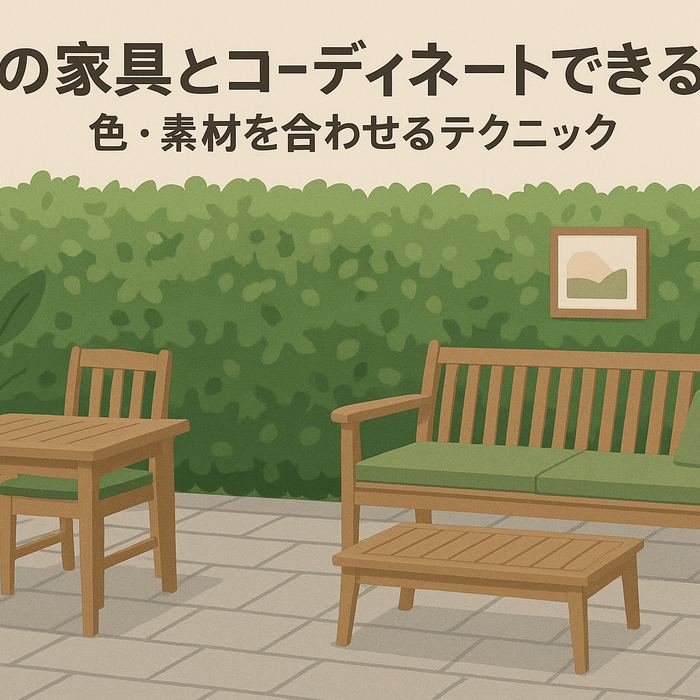 「他の家具とコーディネートできる？」色・素材を合わせるテクニック