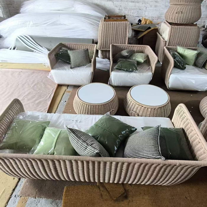 Reshare ガーデンソファテーブルセット 00011　防水加工生地