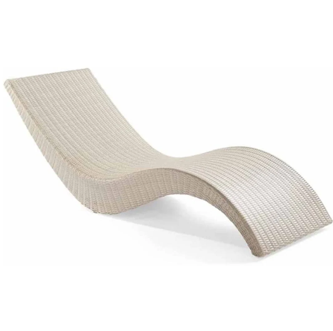 Reshare シンセティックラタン サンラウンジャー ガーデンチェア 0001